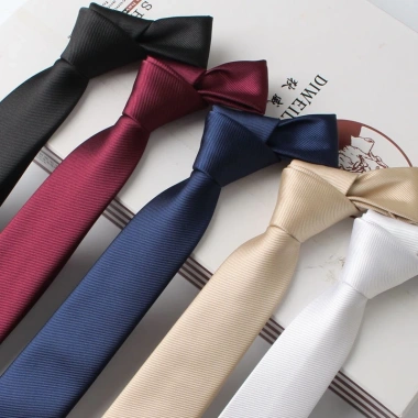 Cà vạt EFAN bản hẹp 6CM xanh navy, đen, trắng - thời trang lịch lãm, giảm 18% 2