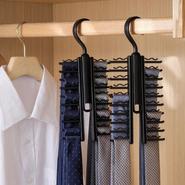 Cà vạt Giá Để Đồ Đa Năng Thắt Lưng Lưu Trữ, Khăn Lụa, Móc Treo - Giá 60.392 VND 3