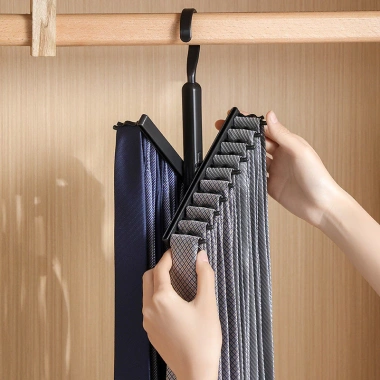 Cà vạt Giá Để Đồ Đa Năng Thắt Lưng Lưu Trữ, Khăn Lụa, Móc Treo - Giá 60.392 VND 5