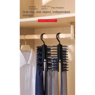 Cà vạt Giá Để Đồ Đa Năng Thắt Lưng Lưu Trữ, Khăn Lụa, Móc Treo - Giá 60.392 VND 7