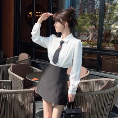 Cà vạt Hàn Quốc thời trang, phong cách hiện đại, giảm giá 20% chỉ 70.000₫ 9