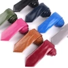 Cà vạt HYCEO JK da PU 5,5cm rộng - Retro cổ điển màu trơn, đa năng, thắt lưng hẹp Unisex, giảm 141.480₫ 3