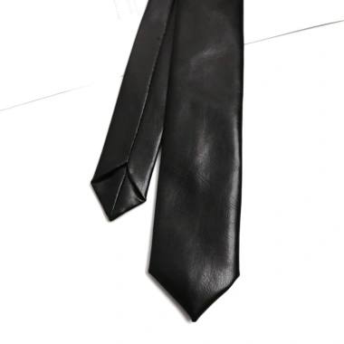 Cà vạt HYCEO JK da PU 5,5cm rộng - Retro cổ điển màu trơn, đa năng, thắt lưng hẹp Unisex, giảm 141.480₫