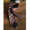 Cà vạt kẻ nâu 8CM cao cấp trơn - Quà tặng công sở Sartorial Guys, giảm giá 160.000₫ 4