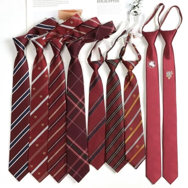 Cà vạt kẻ sọc Preppy Nhật Bản - Phong cách nam nữ, giảm giá 18% chỉ 49.892₫