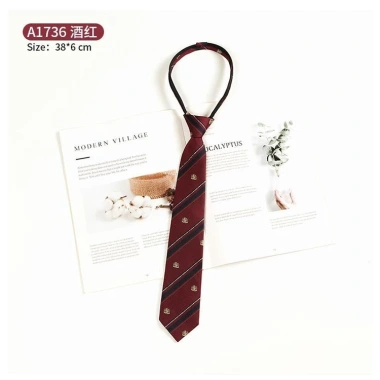 Cà vạt kẻ sọc Preppy Nhật Bản - Phong cách nam nữ, giảm giá 18% chỉ 49.892₫