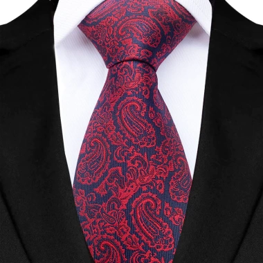 Cà vạt nam 8CM Burgundy Maroon Paisley chấm đỏ sọc doanh nhân tiệc cưới 5 Cà vạt nam 8CM Burgundy Maroon Paisley chấm đỏ sọc doanh nhân tiệc cưới 5
