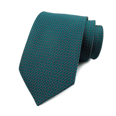Cà vạt nam 8CM chấm bi sọc Paisley Ascot xanh lá cây - Phụ kiện tiệc kinh doanh
