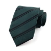 Cà vạt nam 8CM chấm bi sọc Paisley Ascot xanh lá cây - Phụ kiện tiệc kinh doanh 4