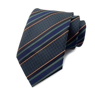 Cà vạt nam 8CM chấm bi sọc Paisley Ascot xanh lá cây - Phụ kiện tiệc kinh doanh