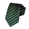 Cà vạt nam 8CM chấm bi sọc Paisley Ascot xanh lá cây - Phụ kiện tiệc kinh doanh 7