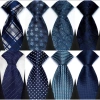 Cà vạt nam 8cm cổ điển Jacquard xanh hải quân - Giá 53.999đ, phù hợp tiệc cưới & doanh nghiệp