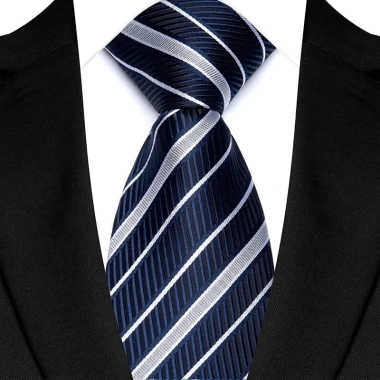 Cà vạt nam 8cm cổ điển Jacquard xanh hải quân - Giá 53.999đ, phù hợp tiệc cưới & doanh nghiệp 8