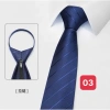 Cà vạt nam 8cm dây kéo thắt sẵn phong cách Hàn Quốc – trẻ trung, công sở, sui gia, tiệc