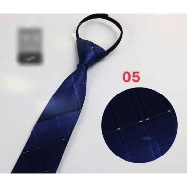 Cà vạt nam 8cm dây kéo thắt sẵn phong cách Hàn Quốc – trẻ trung, công sở, sui gia, tiệc 8
