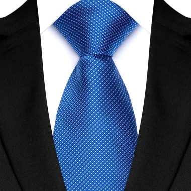 Cà vạt nam 8cm Jacquard hoàng gia xanh phong cách cổ điển kẻ sọc Paisley chắc chắn tiệc cưới kinh doanh 5