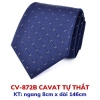 Cà vạt nam 8cm phong cách công sở, trung niên, chú rể - Giá ưu đãi 32.000đ 5