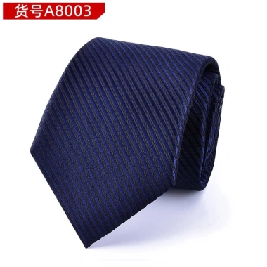 Cà vạt nam 8cm sọc đen đỏ - Lịch lãm, thời trang công sở, giảm giá chỉ 62.332₫ 7