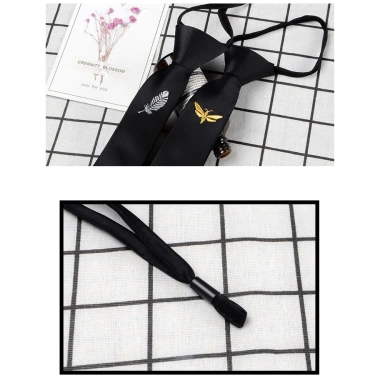 Cà vạt Nam cao cấp 5cm lụa thêu họa tiết phong cách Hàn Quốc trẻ trung - Chỉ 65.900₫ 3