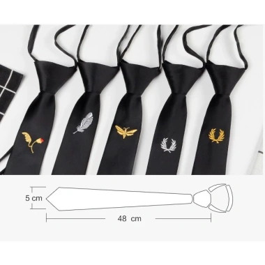 Cà vạt nam cao cấp bản nhỏ 5cm phong cách Hàn Quốc trẻ trung - Giá ưu đãi 65.900đ 2