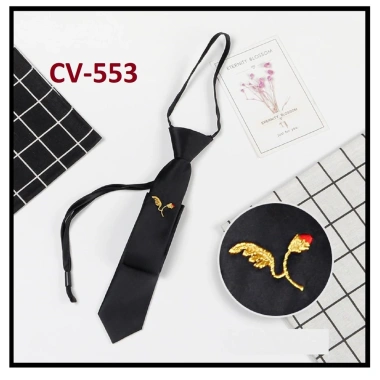 Cà vạt nam cao cấp bản nhỏ 5cm phong cách Hàn Quốc trẻ trung - Giá ưu đãi 65.900đ 9