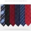 Cà vạt Nam caro 6cm cao cấp Hàn Quốc trẻ trung công sở cravat chú rể