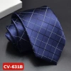 Cà vạt Nam caro 6cm cao cấp Hàn Quốc trẻ trung công sở cravat chú rể 4