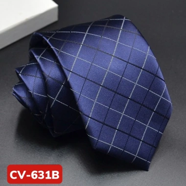 Cà vạt Nam caro 6cm cao cấp Hàn Quốc trẻ trung công sở cravat chú rể 4