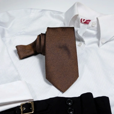 Cà vạt nam công sở màu trơn cao cấp - Giá ưu đãi 450.000đ | TAATS & TIE 7