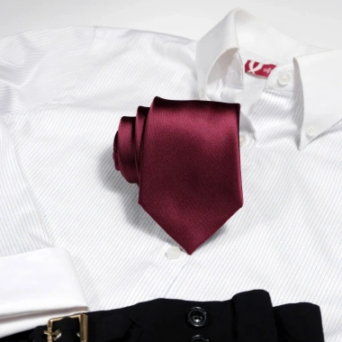 Cà vạt nam công sở màu trơn cao cấp - Giá ưu đãi 450.000đ | TAATS & TIE 9