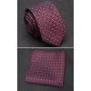 Cà Vạt Nam Cravat Túi Vuông Chấm Sọc Gravata Jacquard - Bộ Cưới Sang Trọng 111k 7