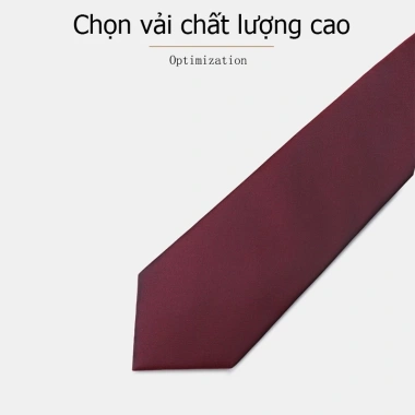 Cà vạt nam đỏ 8cm tự thắt - Caravat Hàn Quốc sọc đẹp, học sinh, chú rể, giá 129.999₫ 7