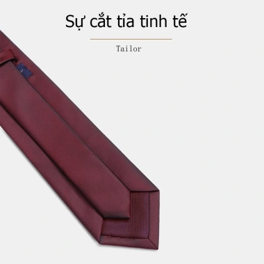 Cà vạt nam đỏ 8cm tự thắt - Caravat Hàn Quốc sọc đẹp, học sinh, chú rể, giá 129.999₫ 8