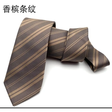 Cà vạt nam handmade 8cm phiên bản rộng - Thiết kế Champagne Coffee, giá chỉ 73.115đ