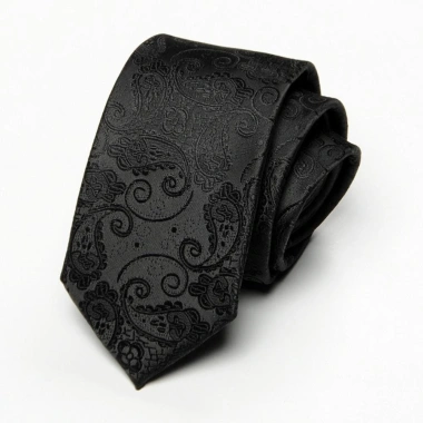 Cà vạt nam HAPPYLEAF66 Jacquard hoa hạt điều, mỏng 6cm, Trung Hoa, dây buộc cổ 10 Cà vạt nam HAPPYLEAF66 Jacquard hoa hạt điều, mỏng 6cm, Trung Hoa, dây buộc cổ 10