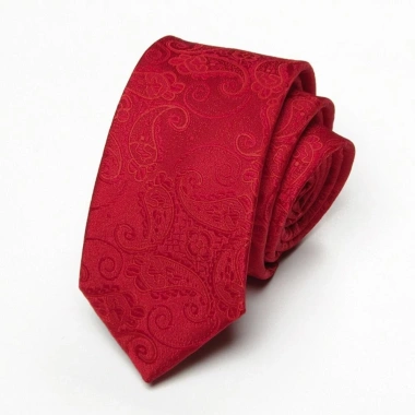 Cà vạt nam HAPPYLEAF66 Jacquard hoa hạt điều, mỏng 6cm, Trung Hoa, dây buộc cổ 13 Cà vạt nam HAPPYLEAF66 Jacquard hoa hạt điều, mỏng 6cm, Trung Hoa, dây buộc cổ 13