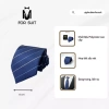 Cà vạt nam kẻ xanh 8cm lụa cao cấp - Phong cách công sở sang trọng, giá ưu đãi 108k - Forsuit Store 2