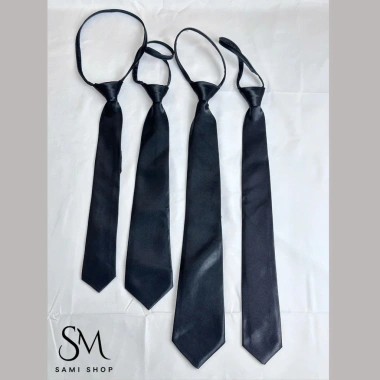 Cà vạt nam nữ 5x35cm cavat thắt sẵn vải lụa Samishop – Kỷ yếu học sinh sinh viên, chỉ 16.000₫