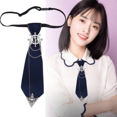 Cà vạt nam nữ đính đá dây xích, phong cách sang trọng lịch lãm - 30.000 VNĐ 3 Cà vạt nam nữ đính đá dây xích, phong cách sang trọng lịch lãm - 30.000 VNĐ 3