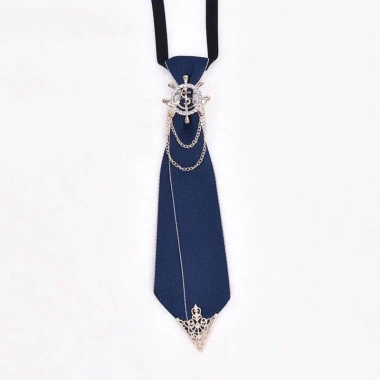 Cà vạt nam nữ đính đá dây xích, phong cách sang trọng lịch lãm - 30.000 VNĐ 9 Cà vạt nam nữ đính đá dây xích, phong cách sang trọng lịch lãm - 30.000 VNĐ 9