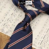 Cà vạt nam Polysilk sang trọng họa tiết kẻ 8cm – Giá ưu đãi 175.000 VND 5