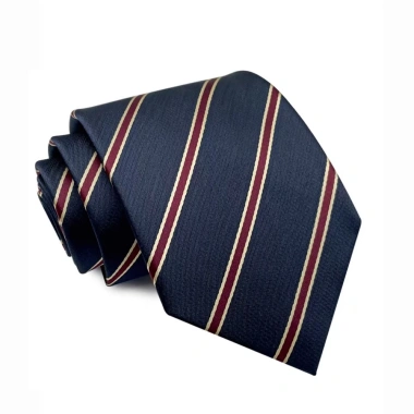 Cà vạt nam Polysilk sang trọng họa tiết kẻ 8cm – Giá ưu đãi 175.000 VND 6
