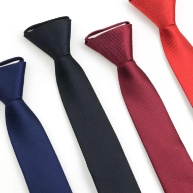 Cà vạt nam thắt sẵn 5cm - Kiểu nhỏ gọn, chất liệu mềm mại, giảm giá 175k