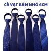 Cà vạt nam xanh dương 6cm phong cách Hàn Quốc – Công sở, dự tiệc, cavat chú rể, giảm giá 20% chỉ 81.900đ