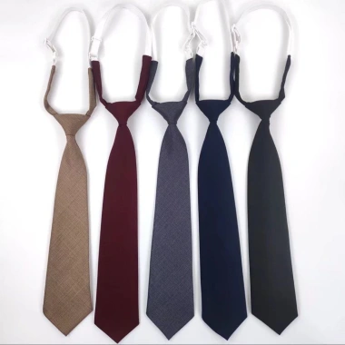 Cà vạt Nhật Bản Bông Tai Kẹp Preppy Nơ JK Đường Kẻ Sọc Dây Buộc Nam Nữ - 39.960₫
