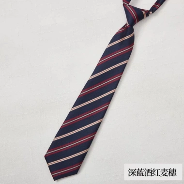 Cà vạt Nhật Bản Bông Tai Kẹp Preppy Nơ JK Đường Kẻ Sọc Dây Buộc Nam Nữ - 39.960₫