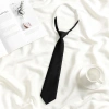 Cà vạt Nữ Preppy Nhật Bản Đen Đỏ Trơn - Phong Cách Lười, Giá ưu đãi 48.600₫ 5