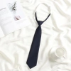 Cà vạt Nữ Preppy Nhật Bản Đen Đỏ Trơn - Phong Cách Lười, Giá ưu đãi 48.600₫ 8