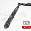 Cà vạt sọc ca rô đen xám thời trang nam nữ - Giá chỉ 30.240 VND, giảm ngay 8