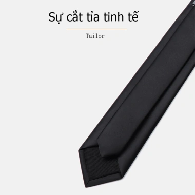 Cà vạt tự thắt nam 6cm đen đỏ xám xanh bản nhỏ sọc Hàn Quốc giá 129.999₫ 7